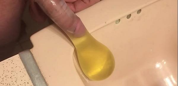  Pissing in condom